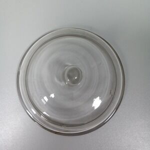 Clear Glass Replacement Lid for Canister Jar Apothecary Ball Knob 5.25 Inch